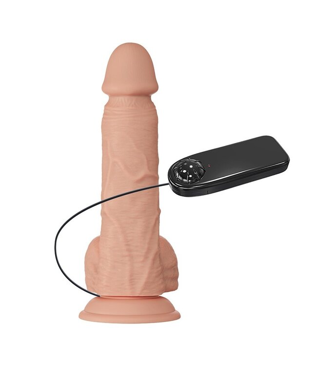 Bahamut - Realistische Vibrerende Dildo 21.8 cm - Nude