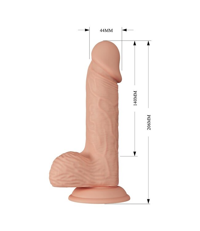 Catoblepas - Realistische Vibrerende Dildo 20.6 cm - Nude