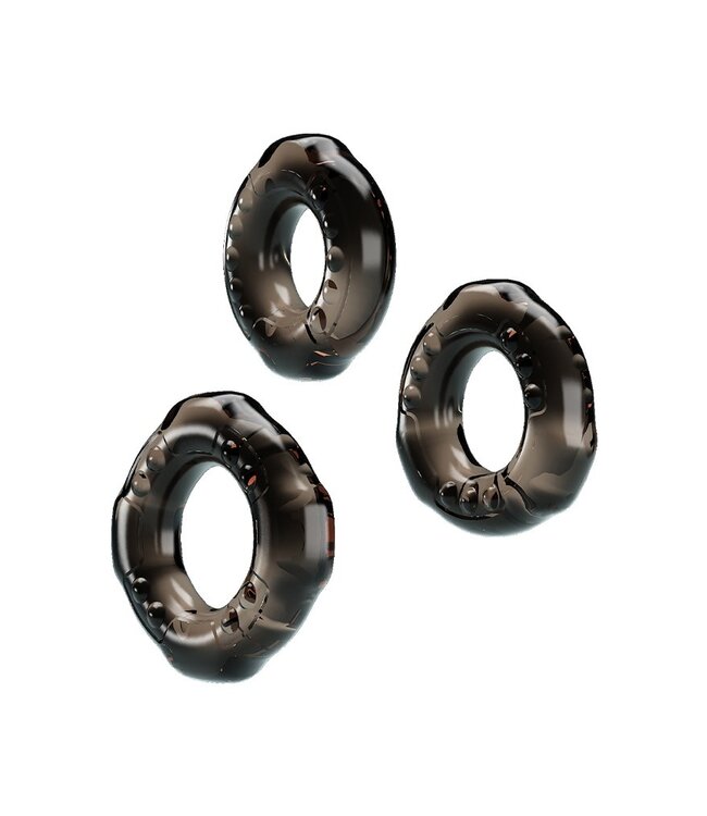 Yvonne - Cockring Set - Zwart