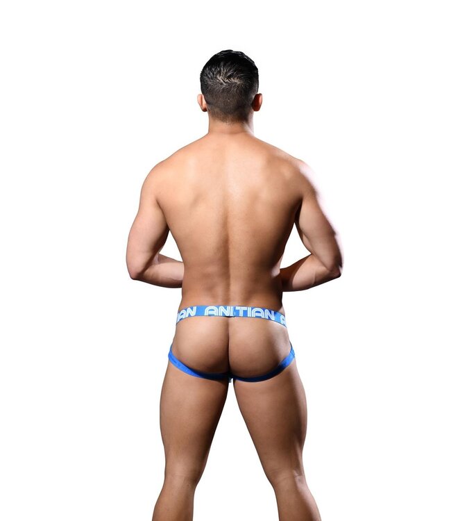 Andrew Christian Show-it® Retro Pop Mesh Frame Jock Sky Blue