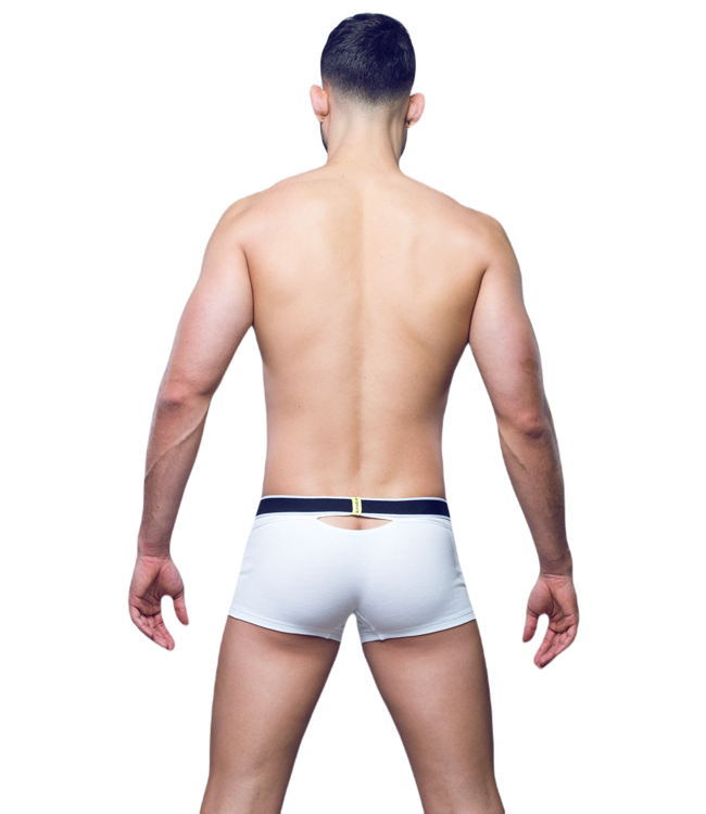 Supawear Ribbed Slashed Trunk White