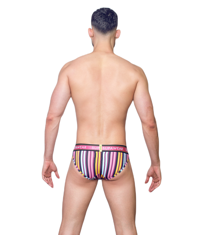Supawear Sprint Brief  Stripes