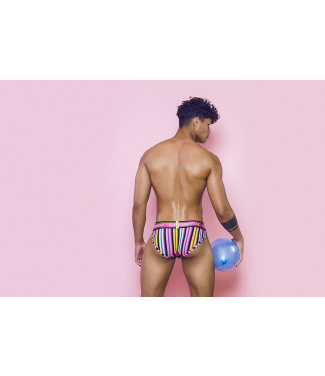 Supawear Sprint Brief  Stripes