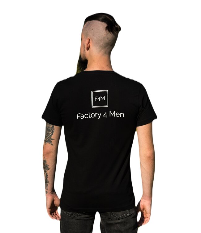 Factory 4 Men T-shirt Black V-Neck