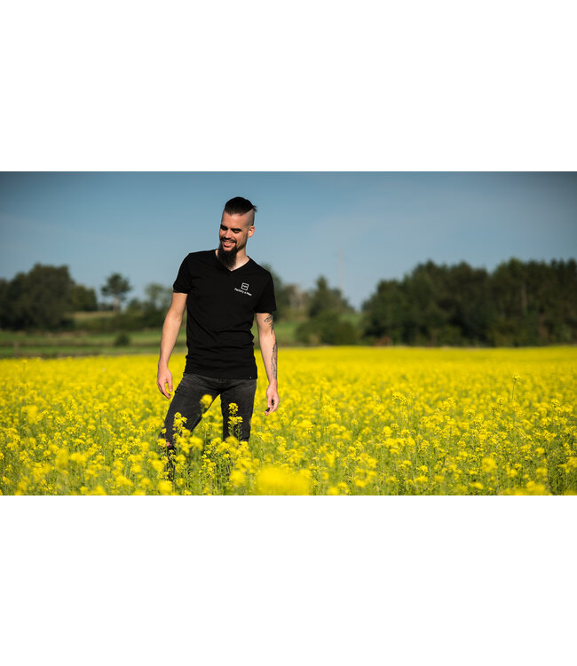 Factory 4 Men T-shirt Black V-Neck