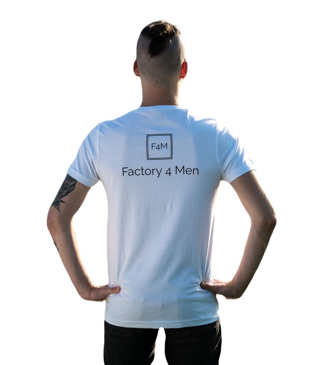 Factory 4 Men T-shirt White V-Neck