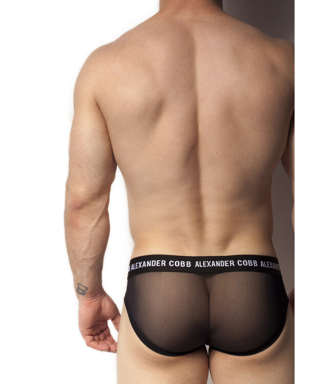 Alexander Cobb Transparante Slip Black