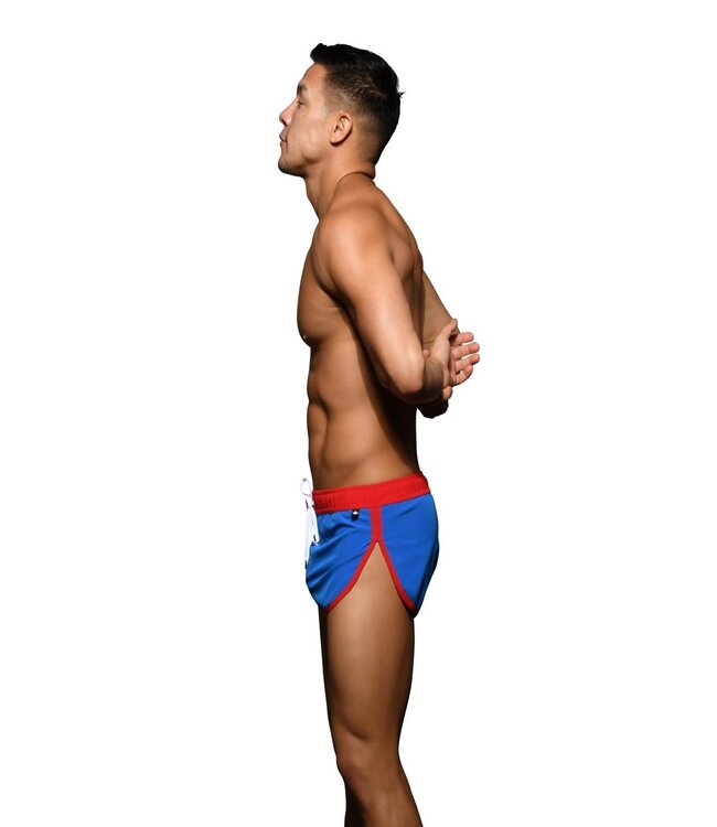 Andrew Christian  Ultra-Short Swim Short Blue