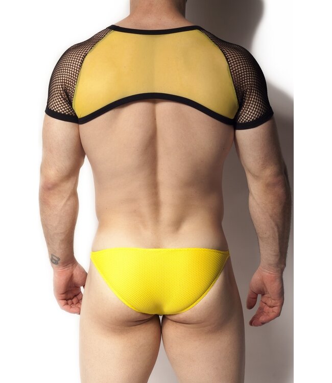 Alexander Cobb Short Crop Top Yellow