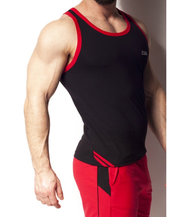 Alexander Cobb Tank Top Black Red