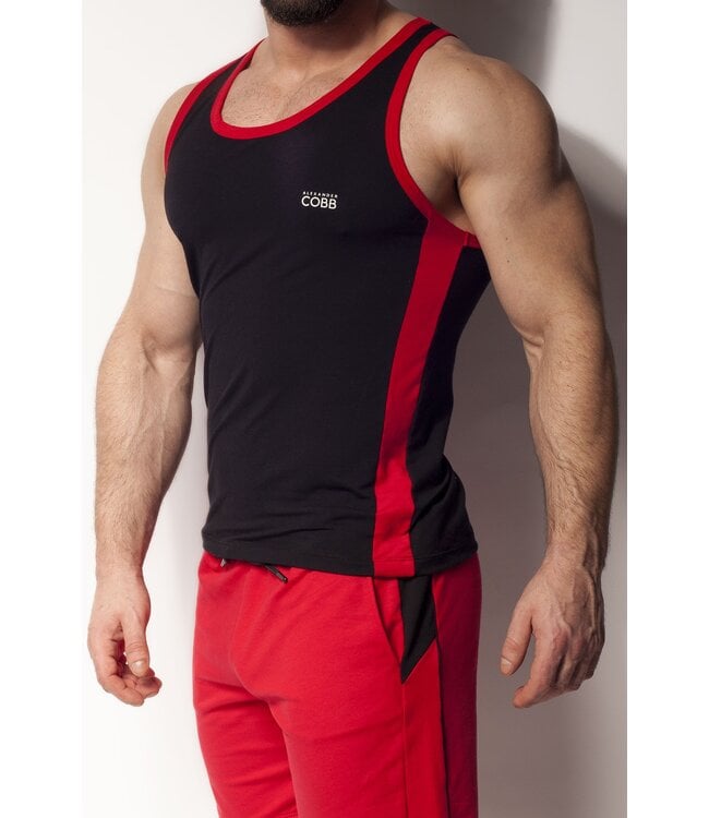 Alexander Cobb Tank Top Black Red