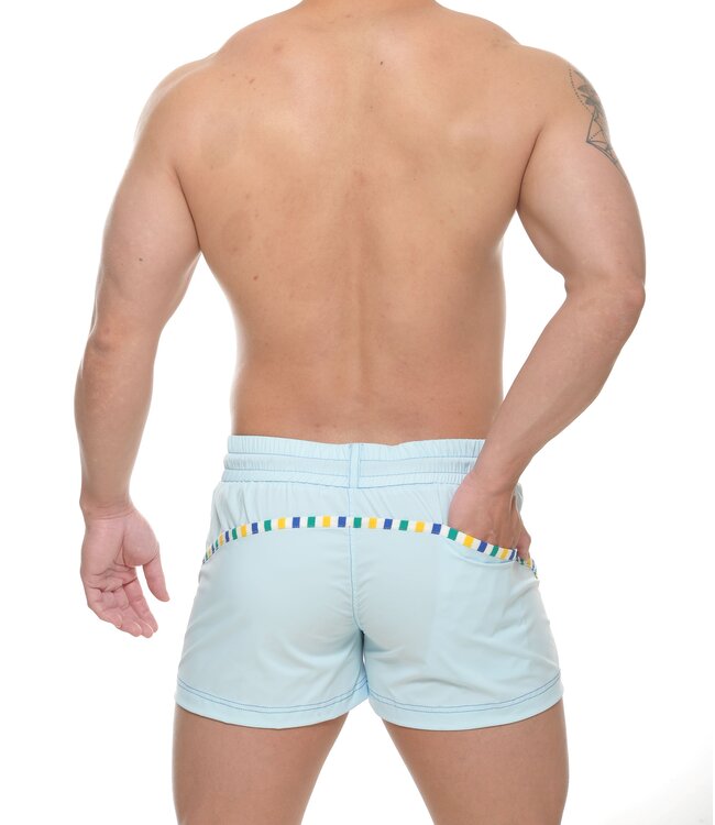 STUD Zeke Beach Short Light Blue