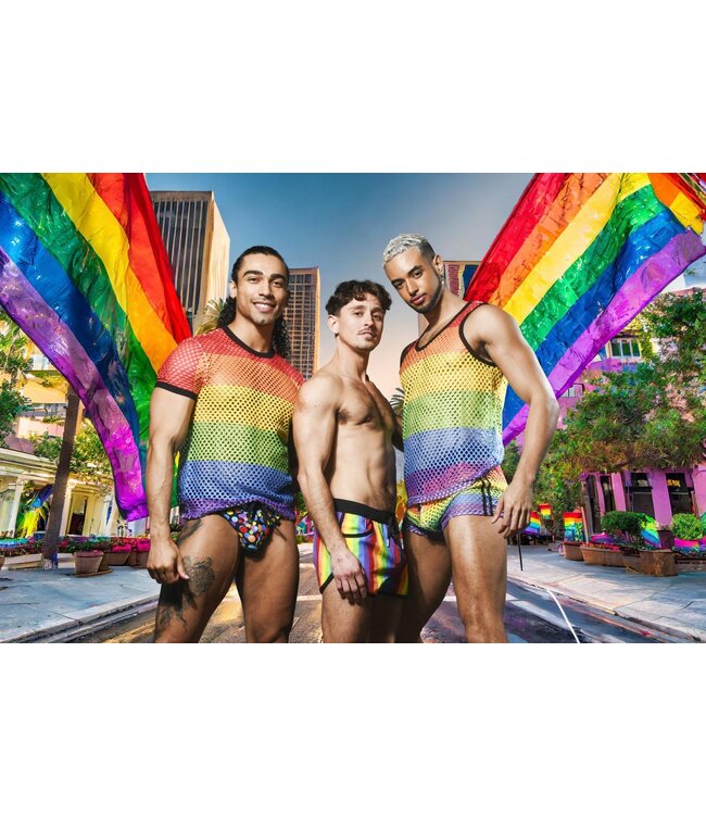 Andrew Christian Pride Mesh Tee