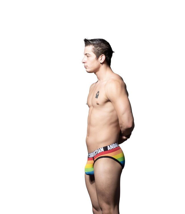 Andrew Christian Pride Stripe Brief w/ ALMOST NAKED®
