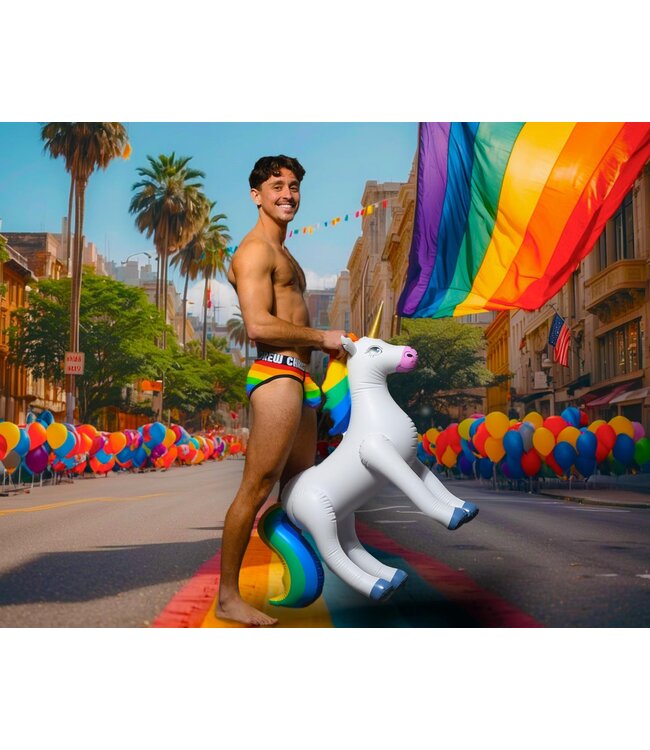 Andrew Christian Pride Stripe Brief w/ ALMOST NAKED®