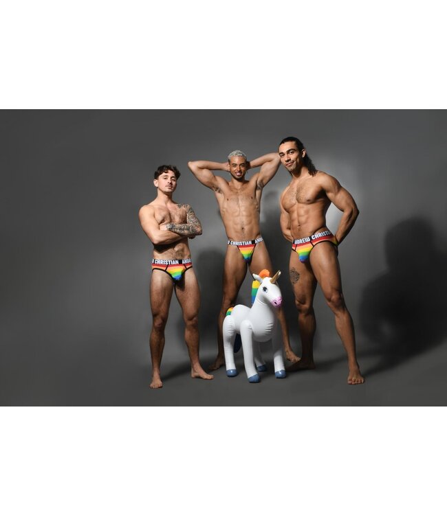 Andrew Christian Pride Stripe Brief w/ ALMOST NAKED®