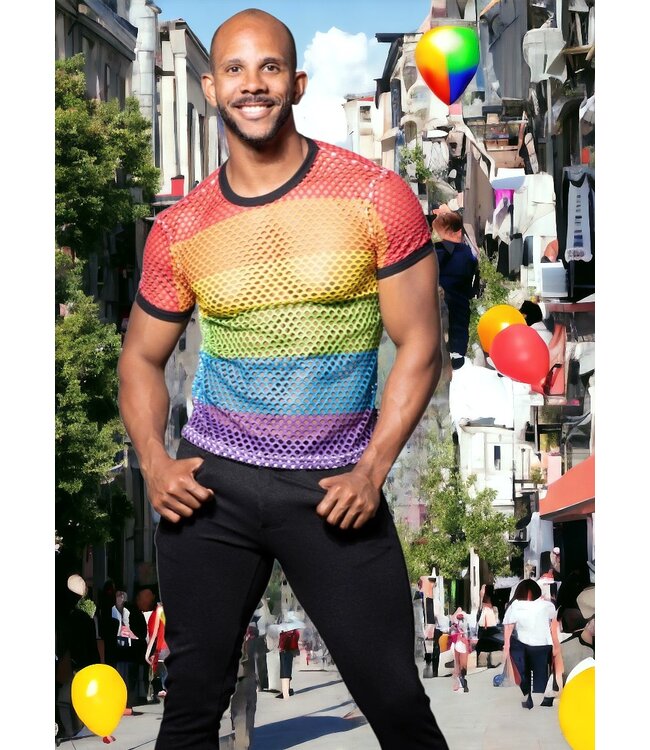 Andrew Christian Pride Mesh Tee