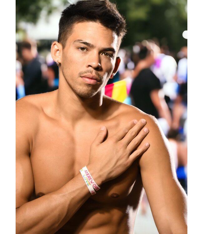 Andrew Christian Pride Love Wristband