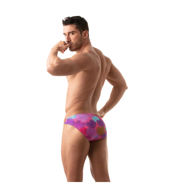 Tof Paris Floral Swim Bikini Brief Pink