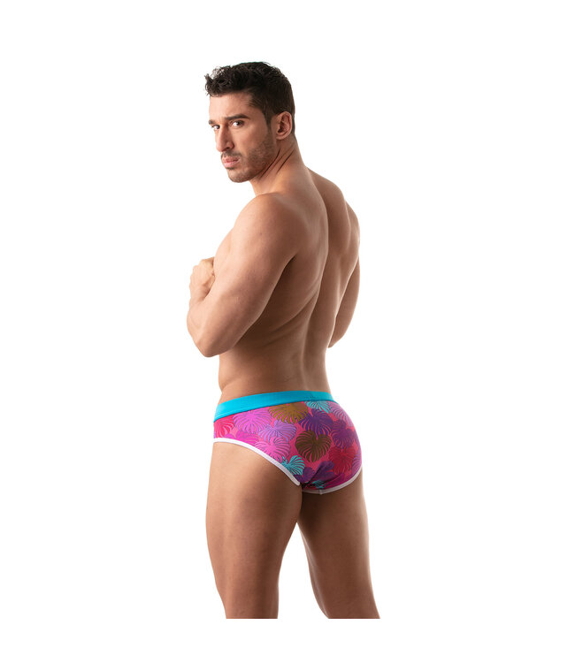 Tof Paris Floral Swim Brief Pink