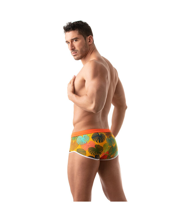 Tof Paris Floral Swim Trunk Yellow