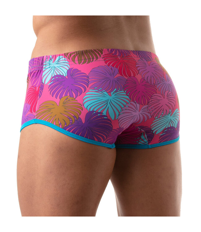 Tof Paris Floral Brazilian Swimsuit Pink