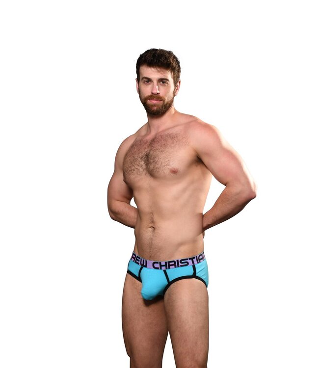 Andrew Christian Almost Naked® Retro Brief - Aqua