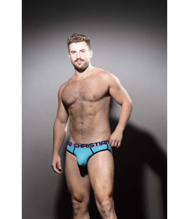 Andrew Christian Almost Naked® Retro Brief - Aqua