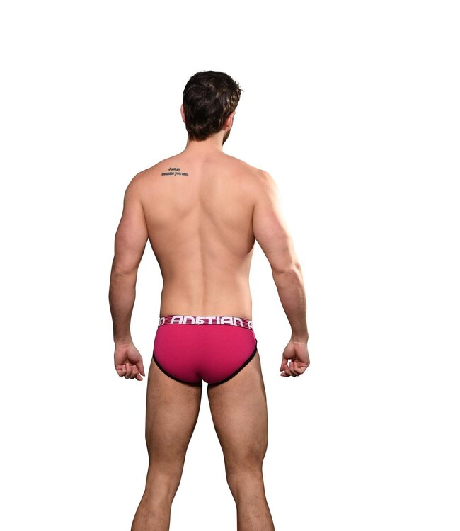 Andrew Christian Almost Naked® Retro Brief -  Fuchsia