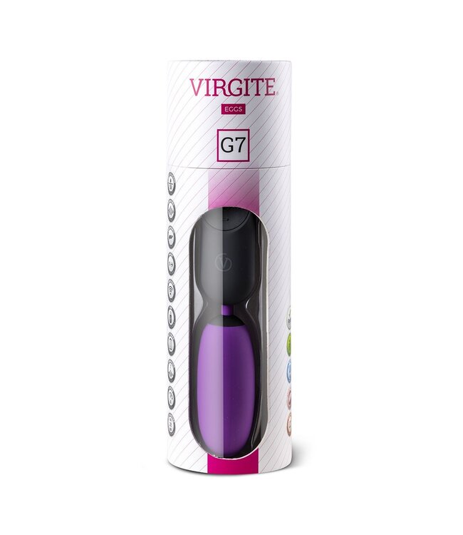 Rechargeable Remote Control Egg G7 - Purple