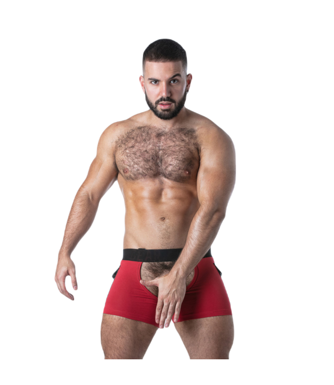 Locker Gear Cargo Short Chaps Red