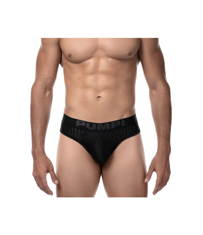 PUMP Whisper Black Thong