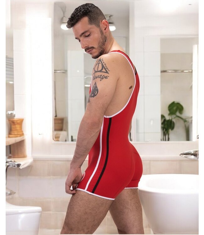 Barcode Body suit Allan Red