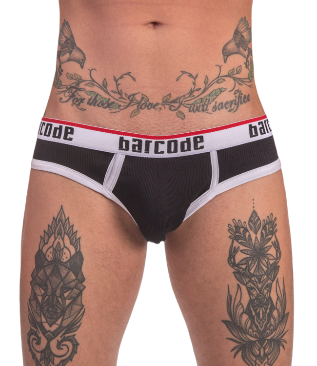 Barcode Brief Kai Black-White