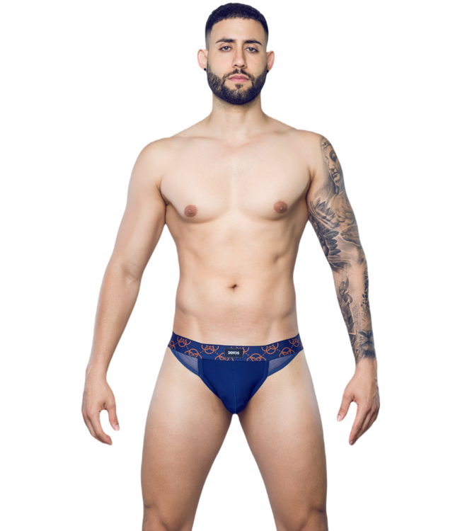 2 Eros Himeros Thong Navy Blue