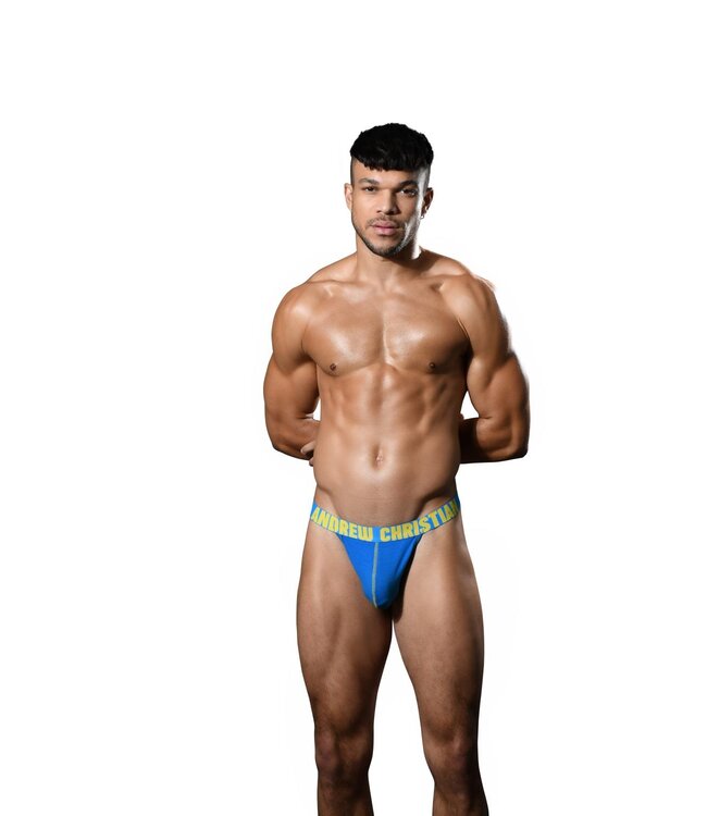 Andrew Christian Happy Y-Back Thong  ALMOST NAKED®  Electric