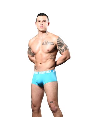 Andrew Christian ECO COLLECTIVE Boxer w/ ALMOST NAKED® Aqua