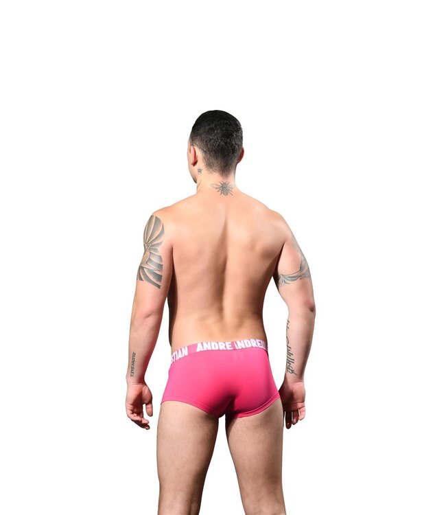 Andrew Christian ECO COLLECTIVE Boxer w/ ALMOST NAKED® Fuchsia