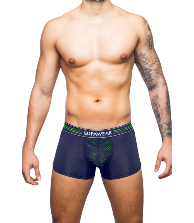 Supawear Neon Mesh Trunk Neon Green