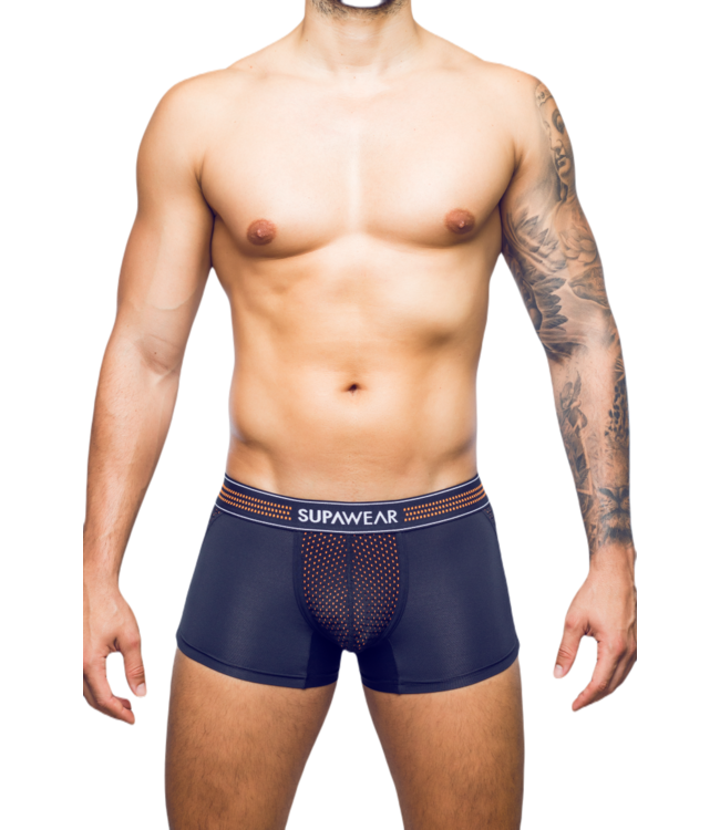 Supawear Neon Mesh Trunk Neon Orange