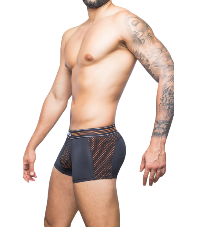 Supawear Neon Mesh Trunk Neon Orange