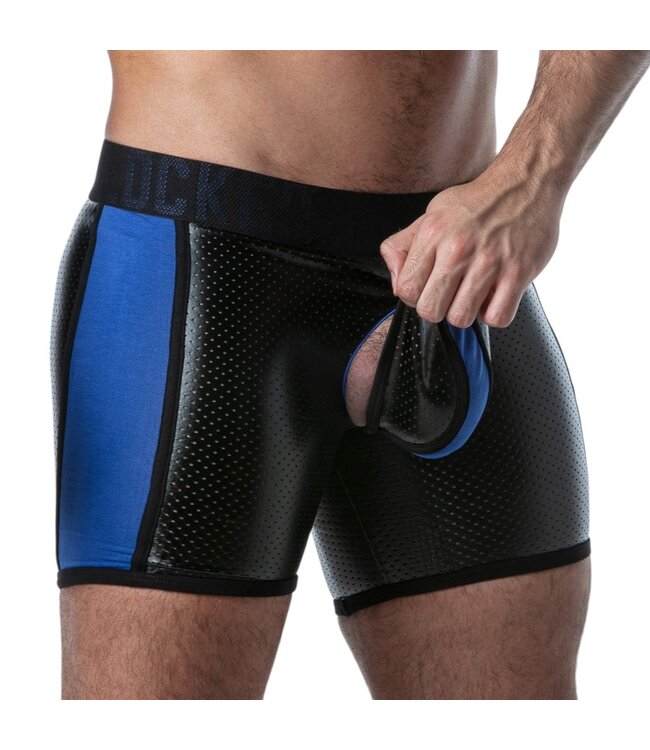Locker Gear Punch Hole Boxer Brief Blue