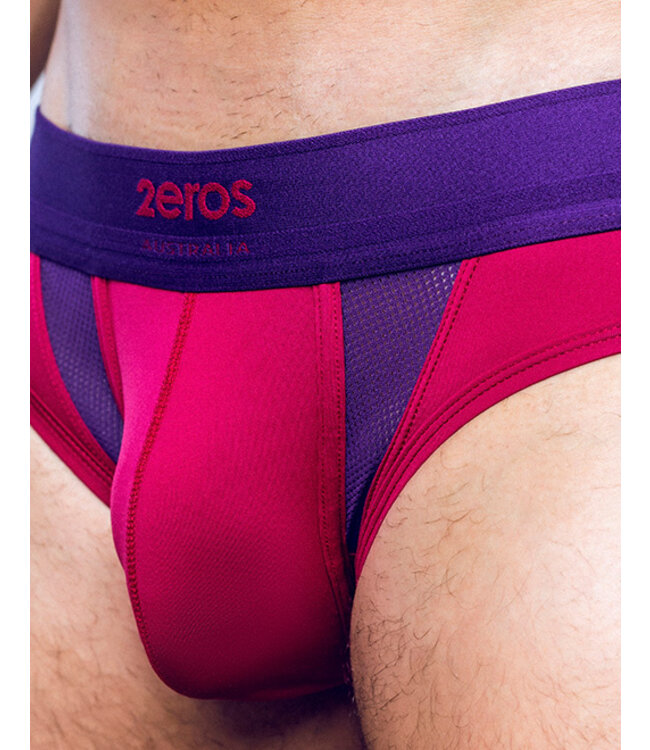 2 Eros AKTIV Cronus Brief in Beet Red