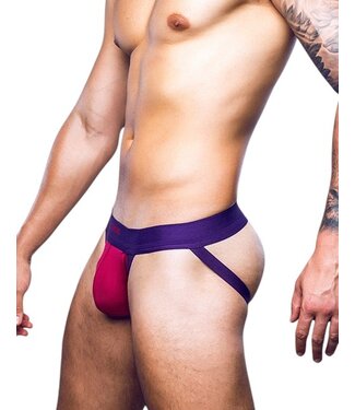 2 Eros AKTIV Cronus Jockstrap Beet Red