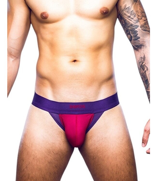 2 Eros AKTIV Cronus Jockstrap Beet Red