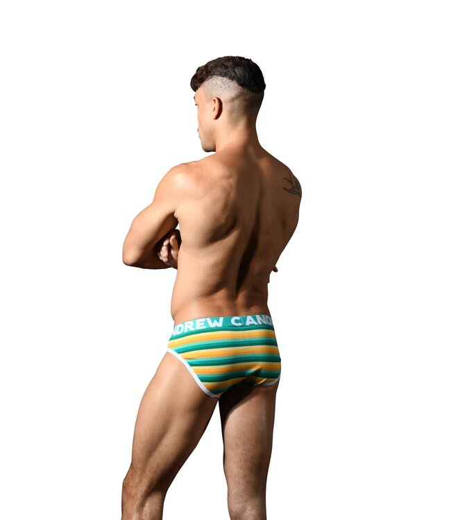 Andrew Christian Riviera Stripe Brief w/ ALMOST NAKED®