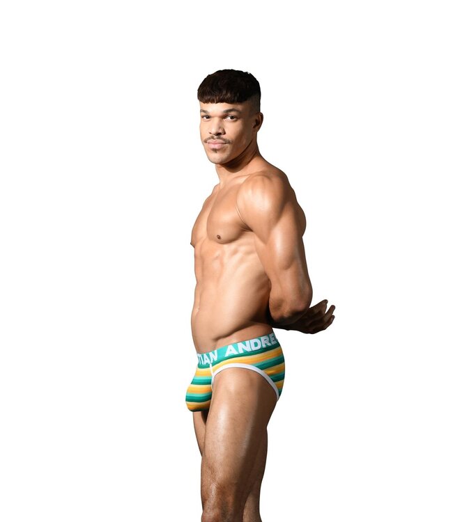 Andrew Christian Riviera Stripe Brief w/ ALMOST NAKED®