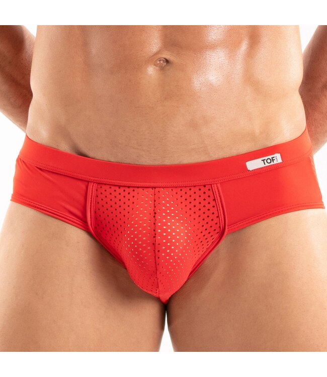Tof Paris Temptation Microfiber Brief Red