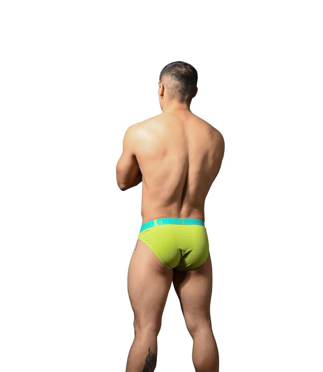 Andrew Christian Happy Brief w/ ALMOST NAKED® Lime