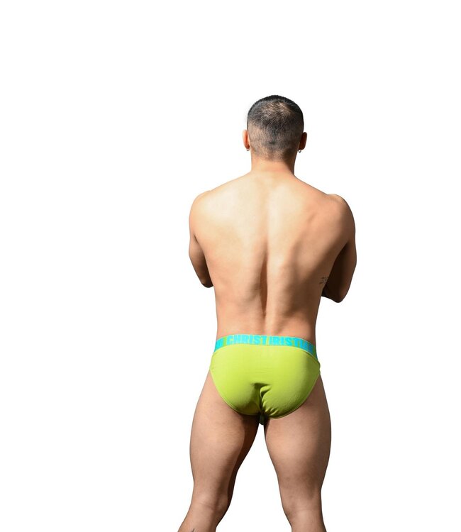 Andrew Christian Happy Brief w/ ALMOST NAKED® Lime